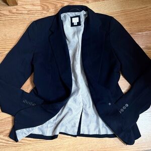 a new day Navy Blazer with Striped Lining Size 8